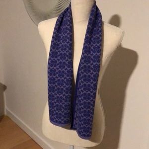New! Coach wool purple scarf
